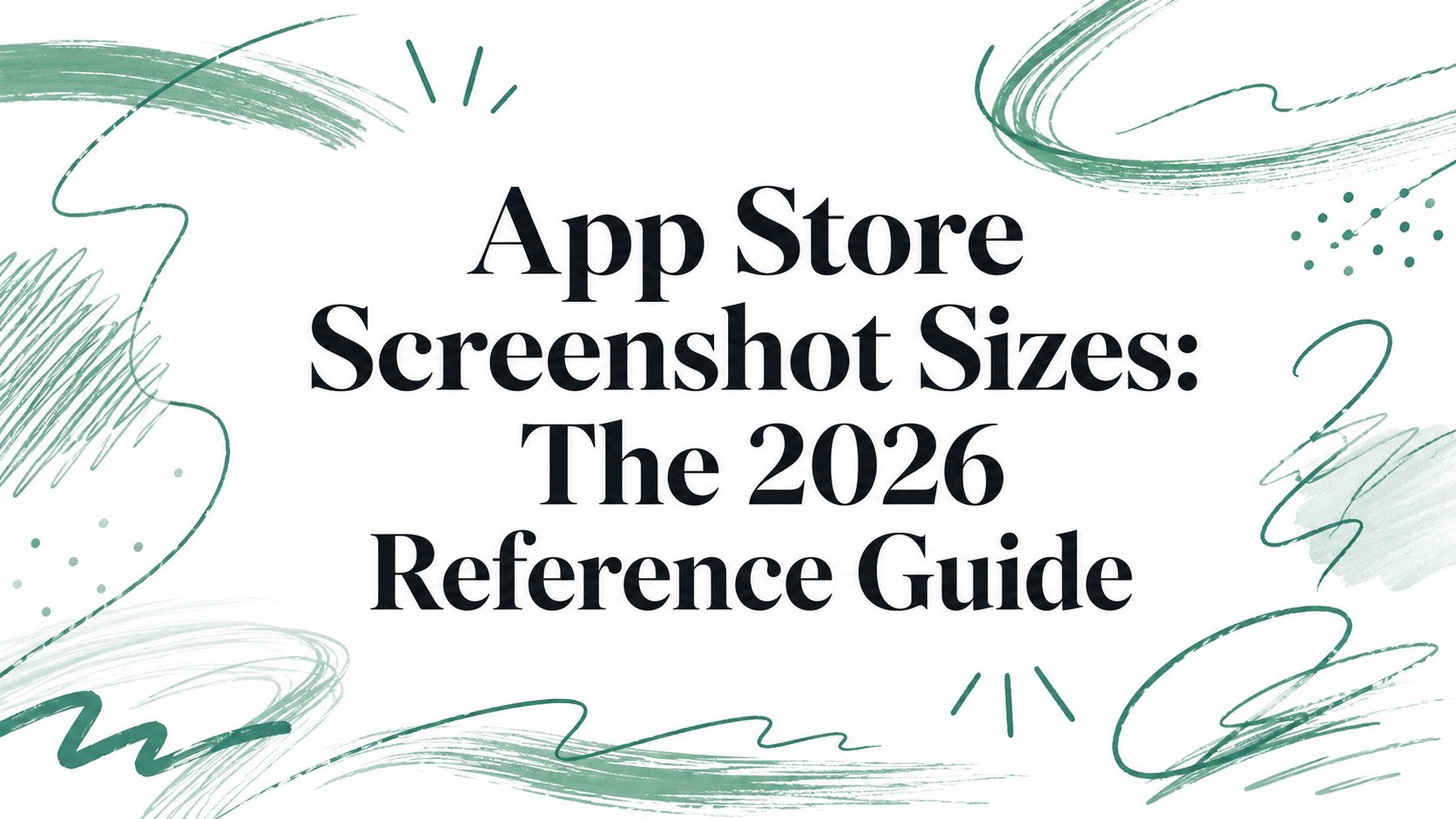 App Store Screenshot Sizes: The 2026 Reference Guide