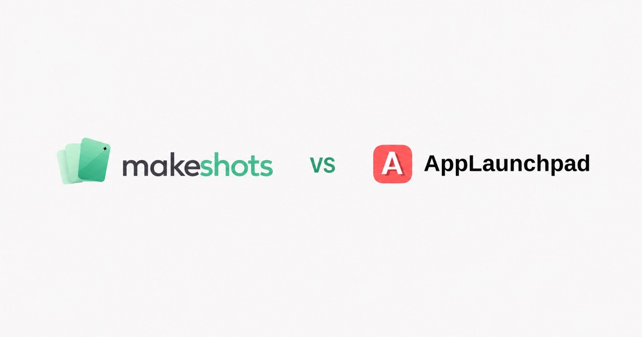 Makeshots vs AppLaunchpad app store screenshot tools compared