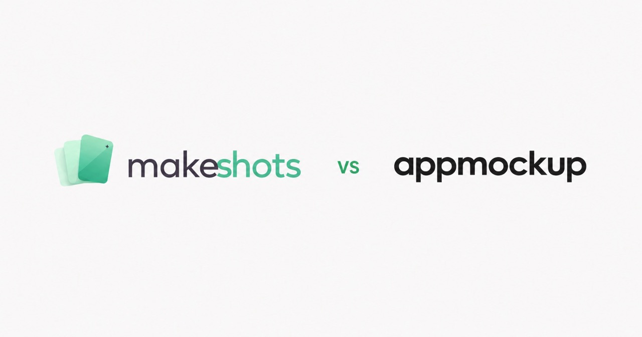 Makeshots vs AppMockUp Studio app store screenshot tools compared