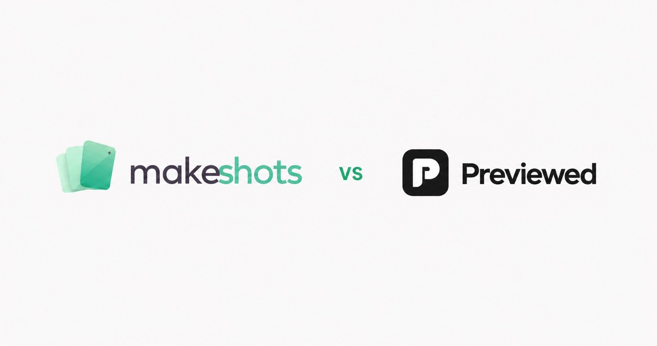 Makeshots vs Previewed app store screenshot tools compared